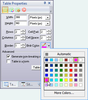 Border Color Picker