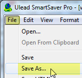 Always select Save As to avoid changing your original image