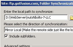 Syncronize Settings
