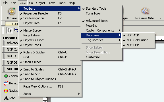 NOFDB components