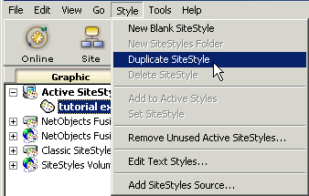Make a Duplicate Style to work with