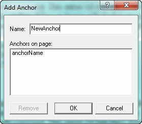 Name your anchor