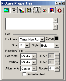 picture Properties Text
