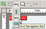 Text Nav Bar Tool