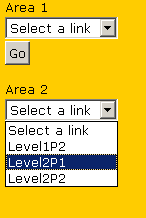 Multiple Go Menus