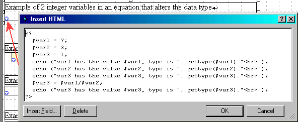 PHP dynamically alters datatypes according to its without generating errors... be diligent