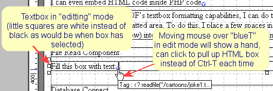 Shortcut to opening the HTML box