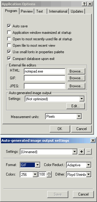 autoGenSettings autoGenSettings