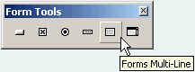 Forms Tool Bar