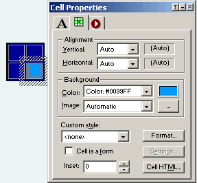 tableSetCellColor tableSetCellColor
