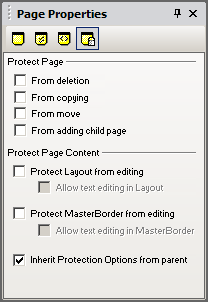 Page Protection Options